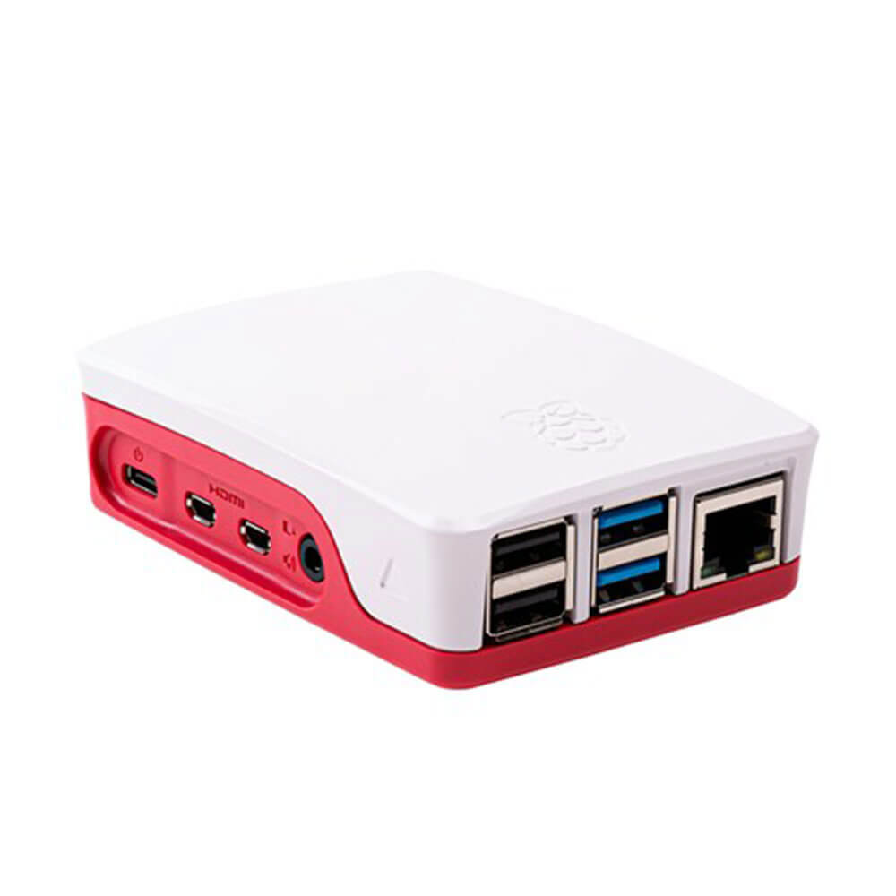 Case officielle Raspberry Pi (rouge et blanc)