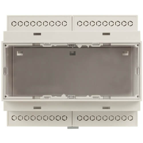 DIN Rail Enclosure with Clear Lid (6 Unit)