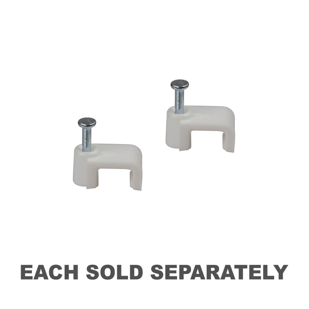 High-density Plastic Cable Clips (5x8mm)