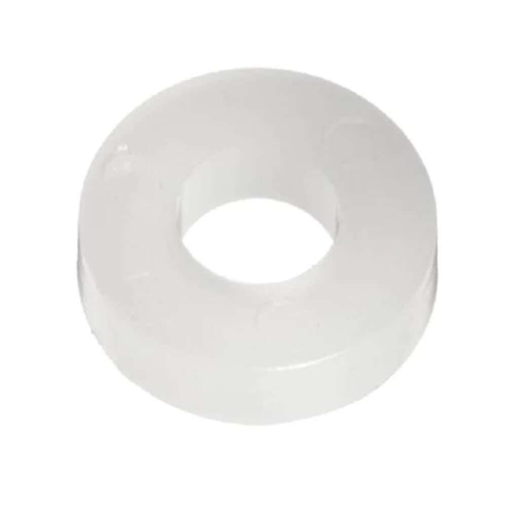 M3 Flat Flat Nylon Wasers (White)