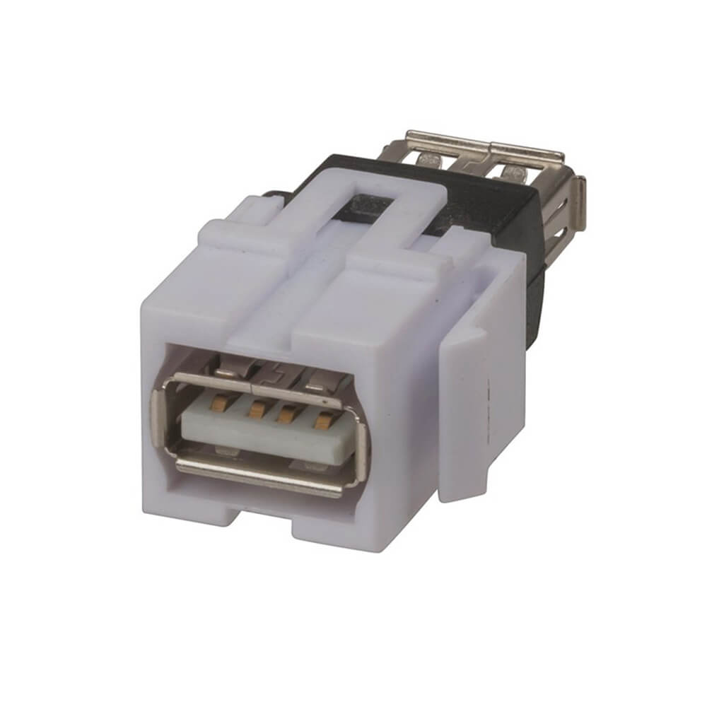 Conector de inserción de Keystone (blanco)