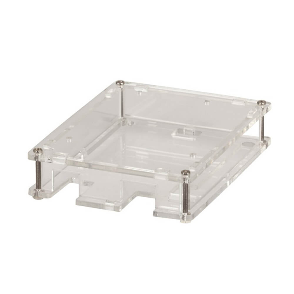 Clear Acrylic Enclosure for Arduino UNO with GPIO Access