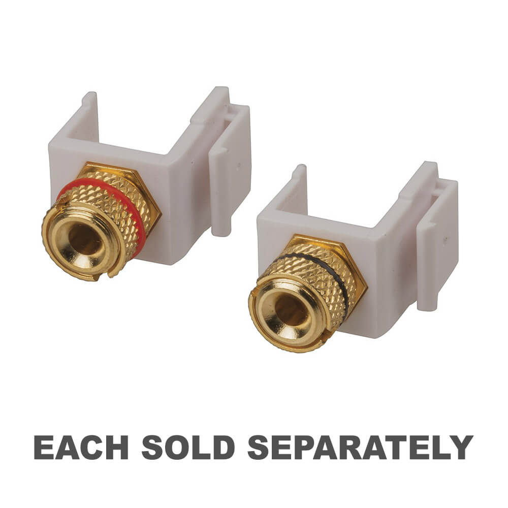 Keystone Insert Banana Socket (Gold)