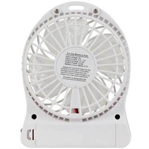 Mini USB Rechargeable Fan w/LED Light