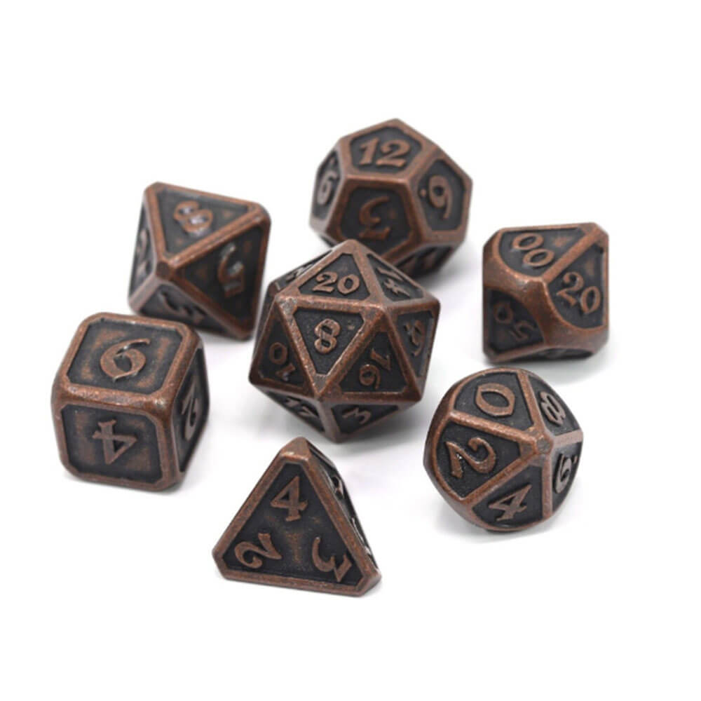 Dice Metal Set polyédrique Mythica