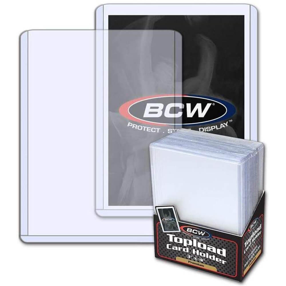 BCW Topload -kortholder (3 "x 4")