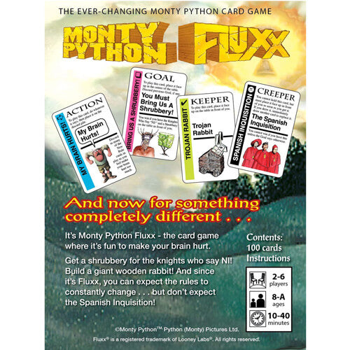 Monty Python Fluxx Card Game