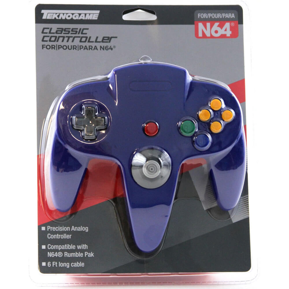 Controlador compatível com a Nintendo 64