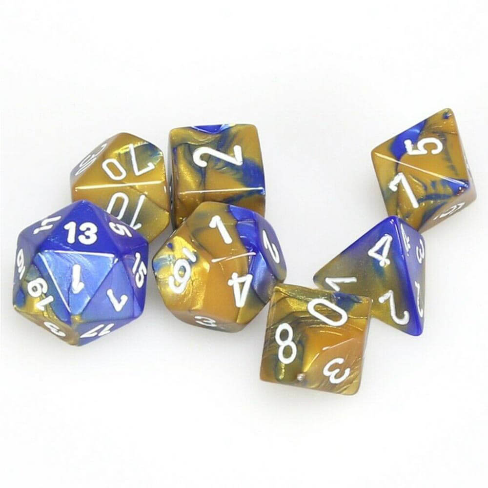 D7 Definir Dice Gemini Poly (7 Dados)