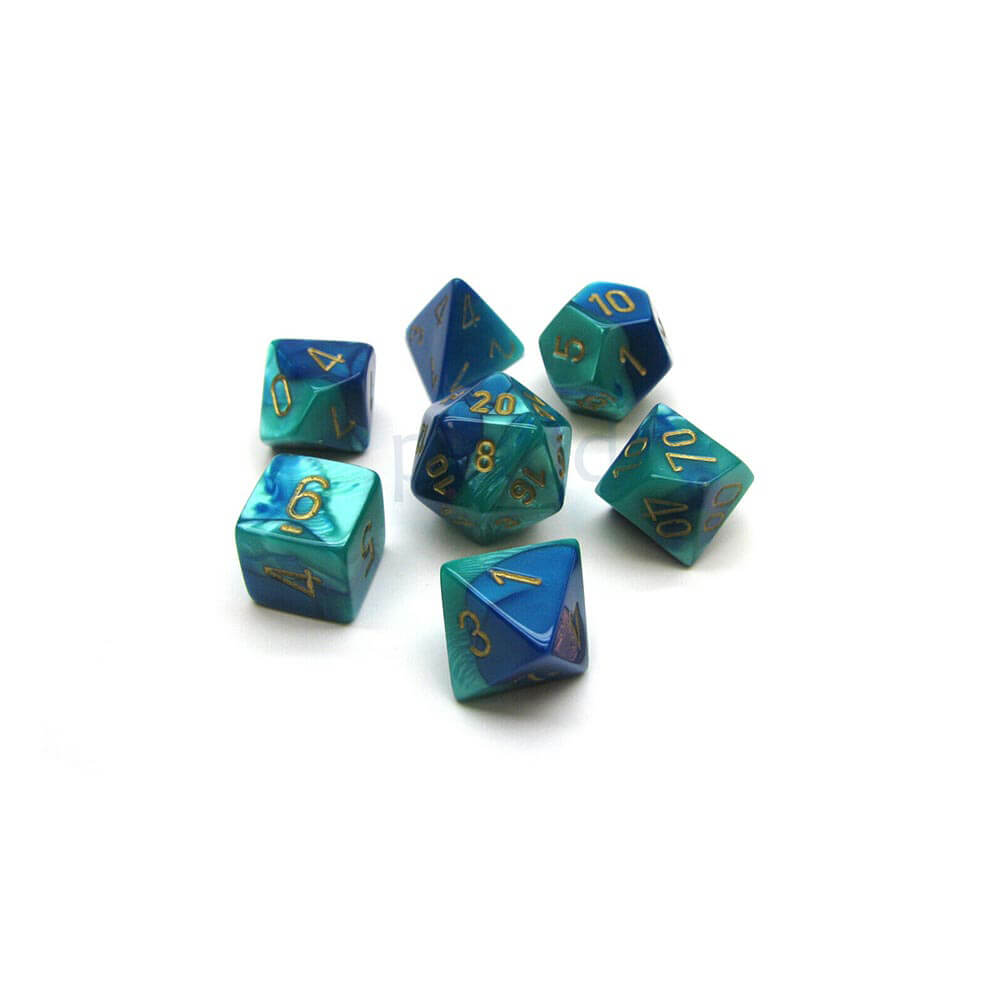  D7 Die Set Würfel Gemini Poly (7 Würfel)