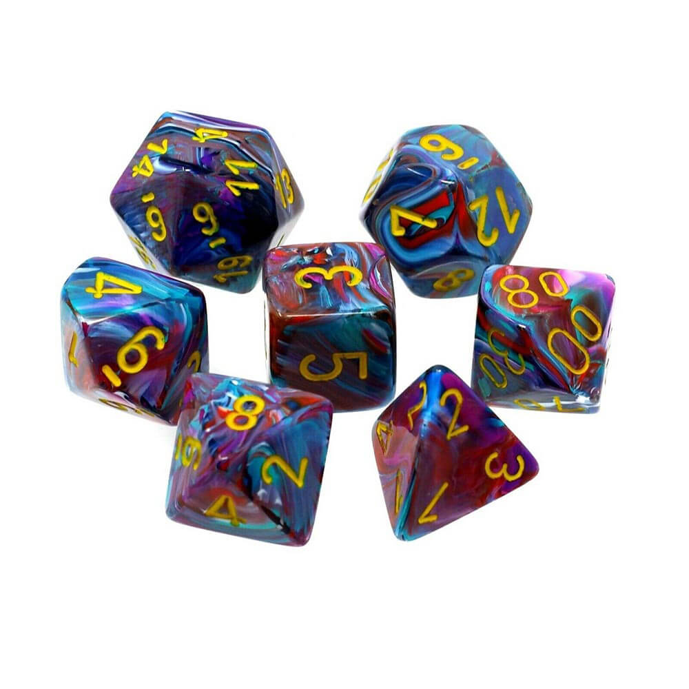 D7 Die Set Dice Festive Polyédrica (7 dados)