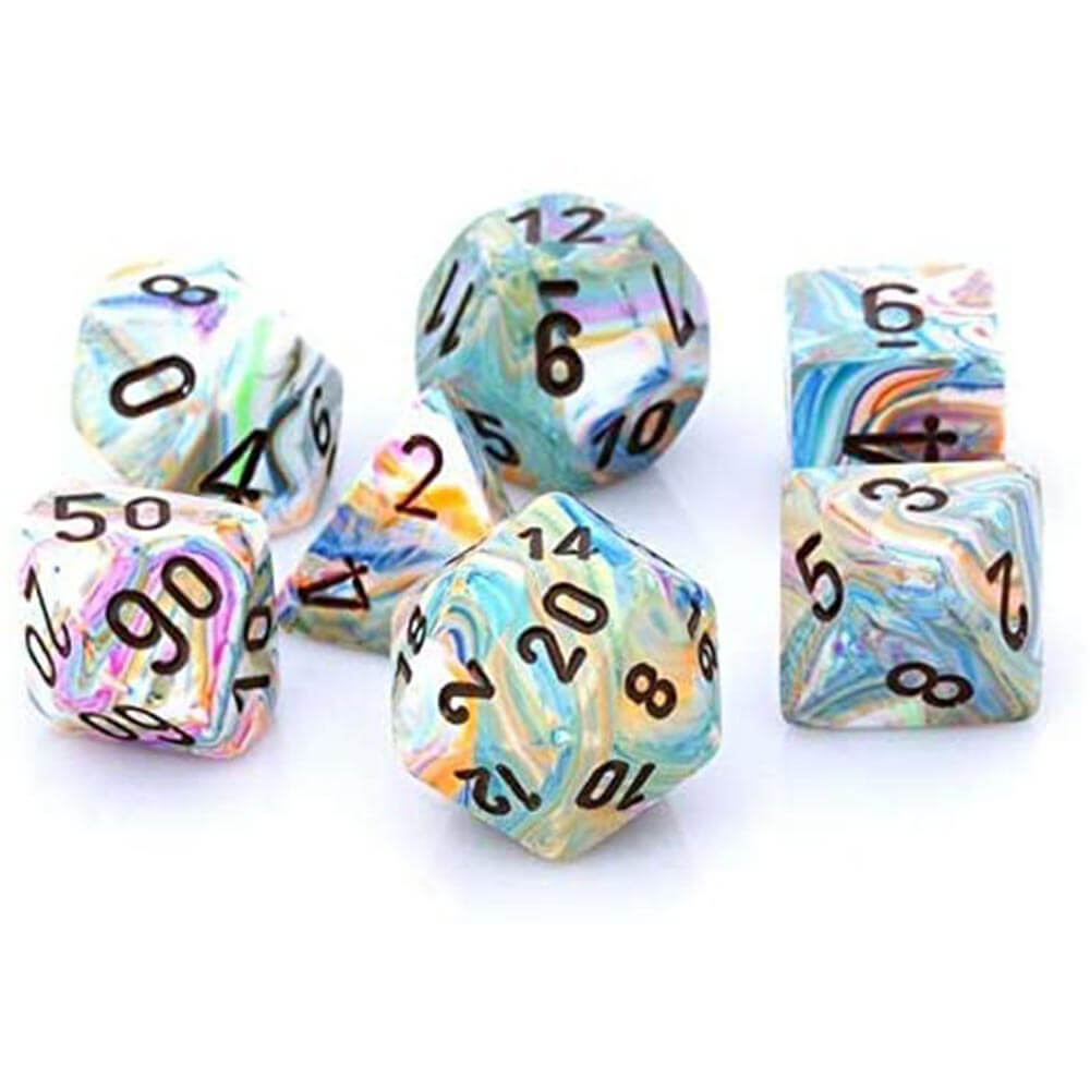 D7 Die Set Dice Festive Polyédrica (7 dados)