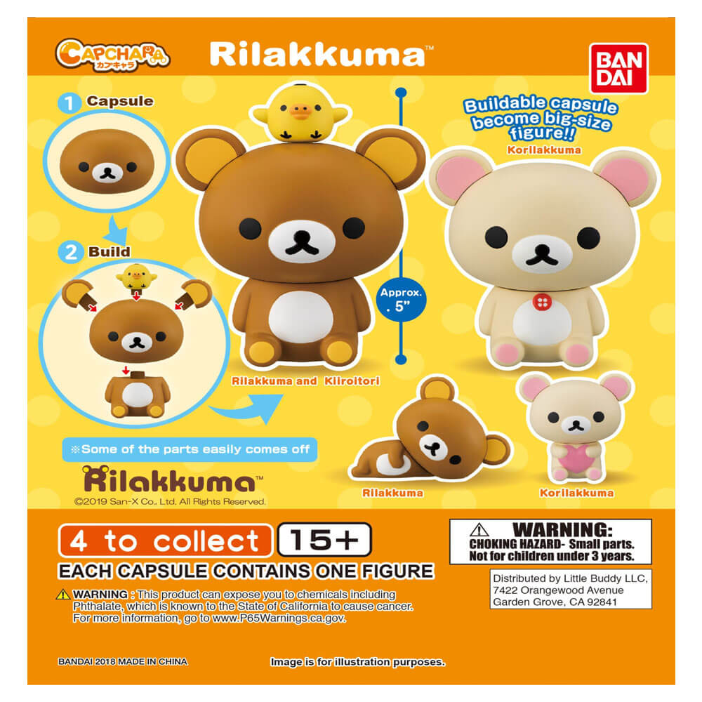  Gashapon Rilakkuma Cap Charakter (50 Stück)