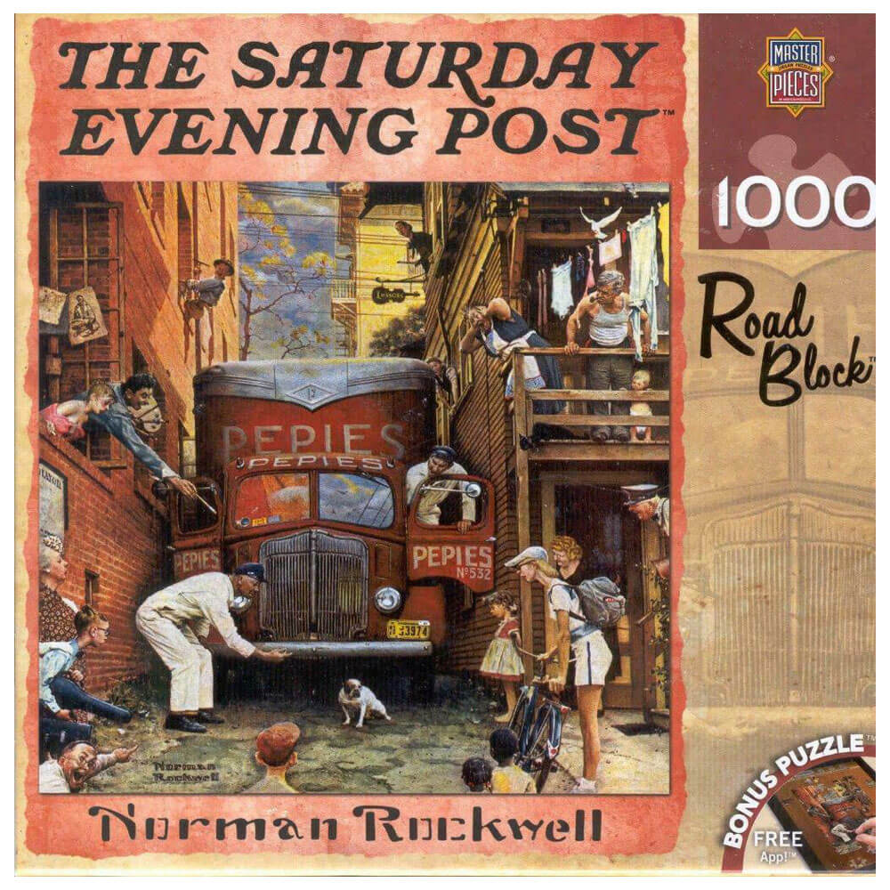 O quebra -cabeça do Saturday Evening Post 1000pc