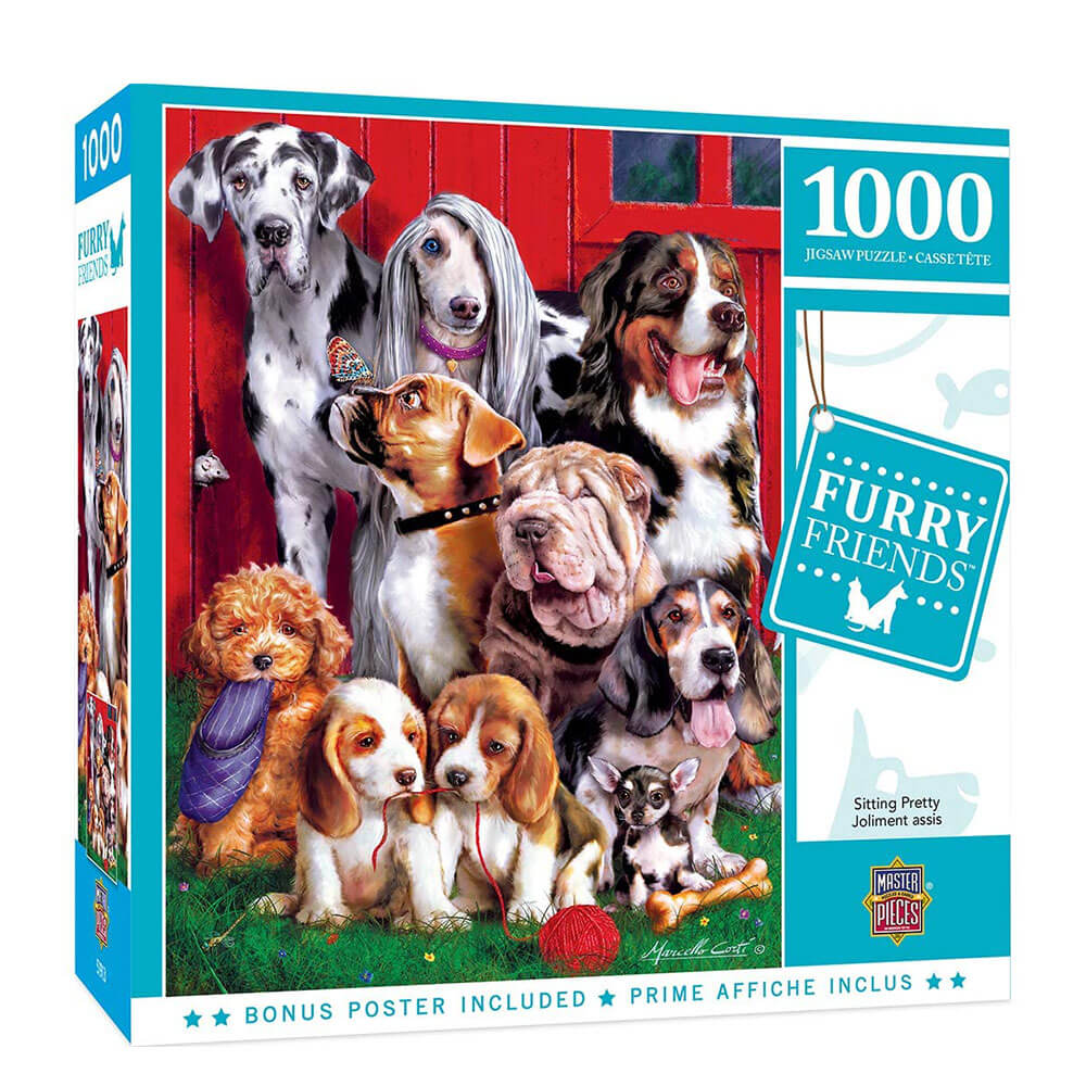 MP Furry Friends Puzzle (1000 stk)