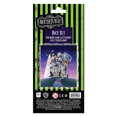 Beetlejuice Dice Set