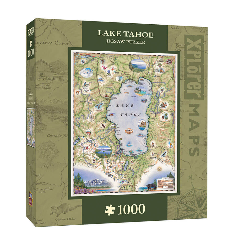 MP XPLORER MAPS Puzzle (1000pcs)