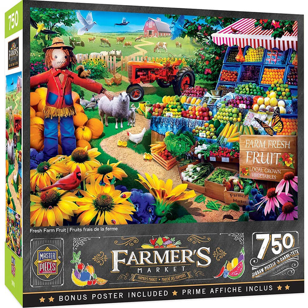 Capolavori di agricoltore del mercato da 750 pc puzzle