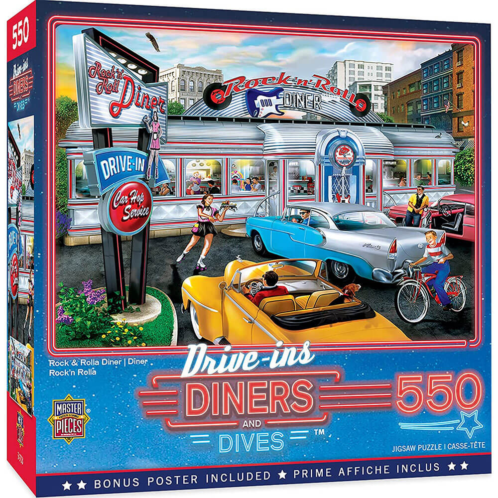 Puzzle Drive-Ins Diners & Dives 550pc