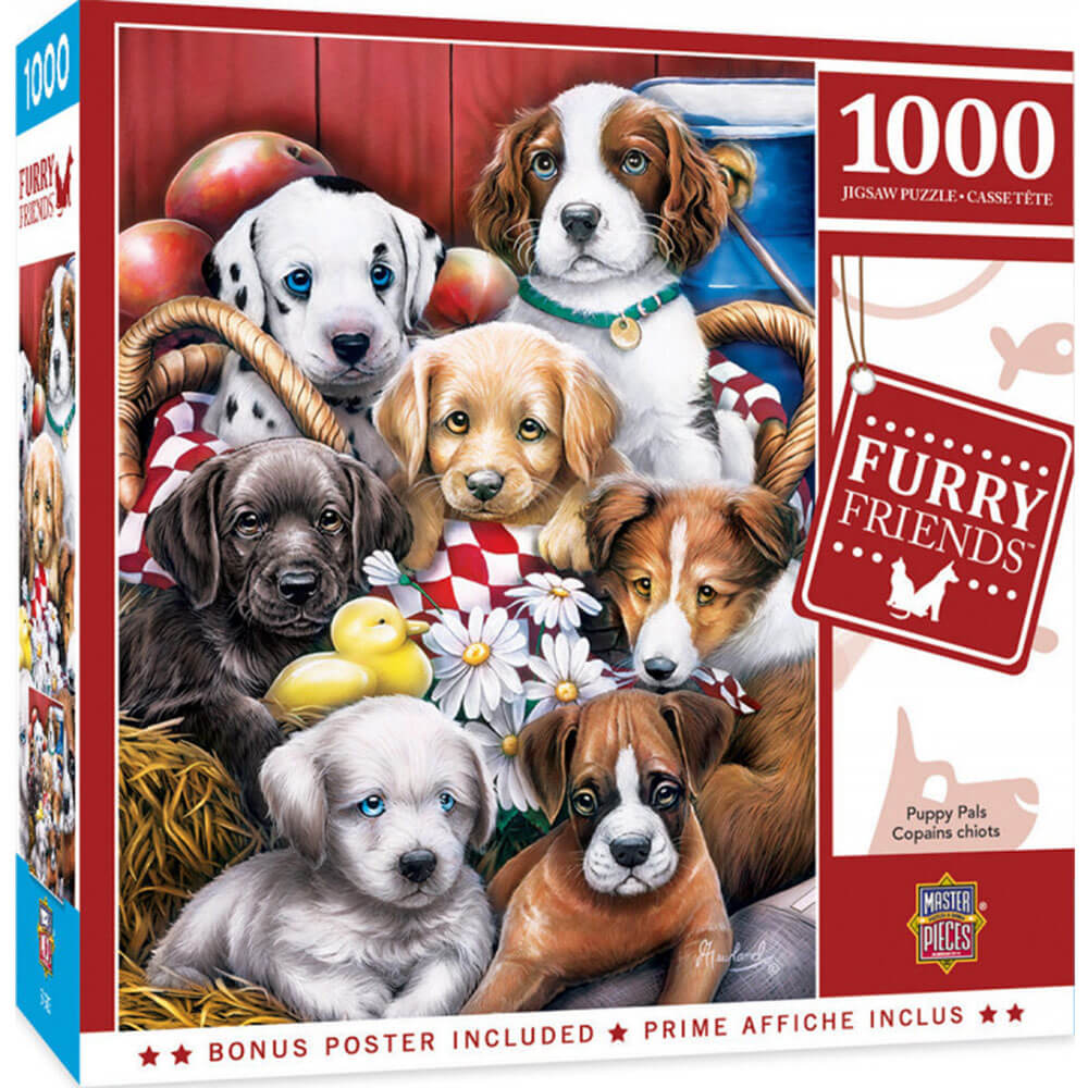 Mesterverk furry venner 1000pc puslespill