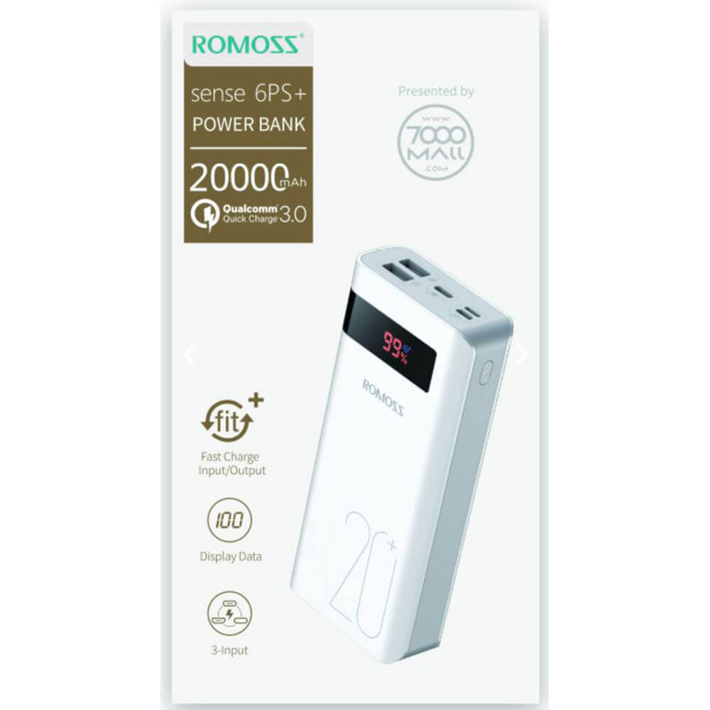 Romoss Sense Power Bank di ricarica rapida