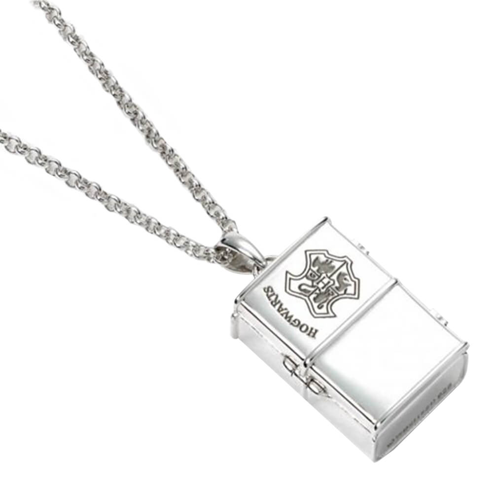 Harry Potter Sterling Silver Hogwarts Trunk ketting