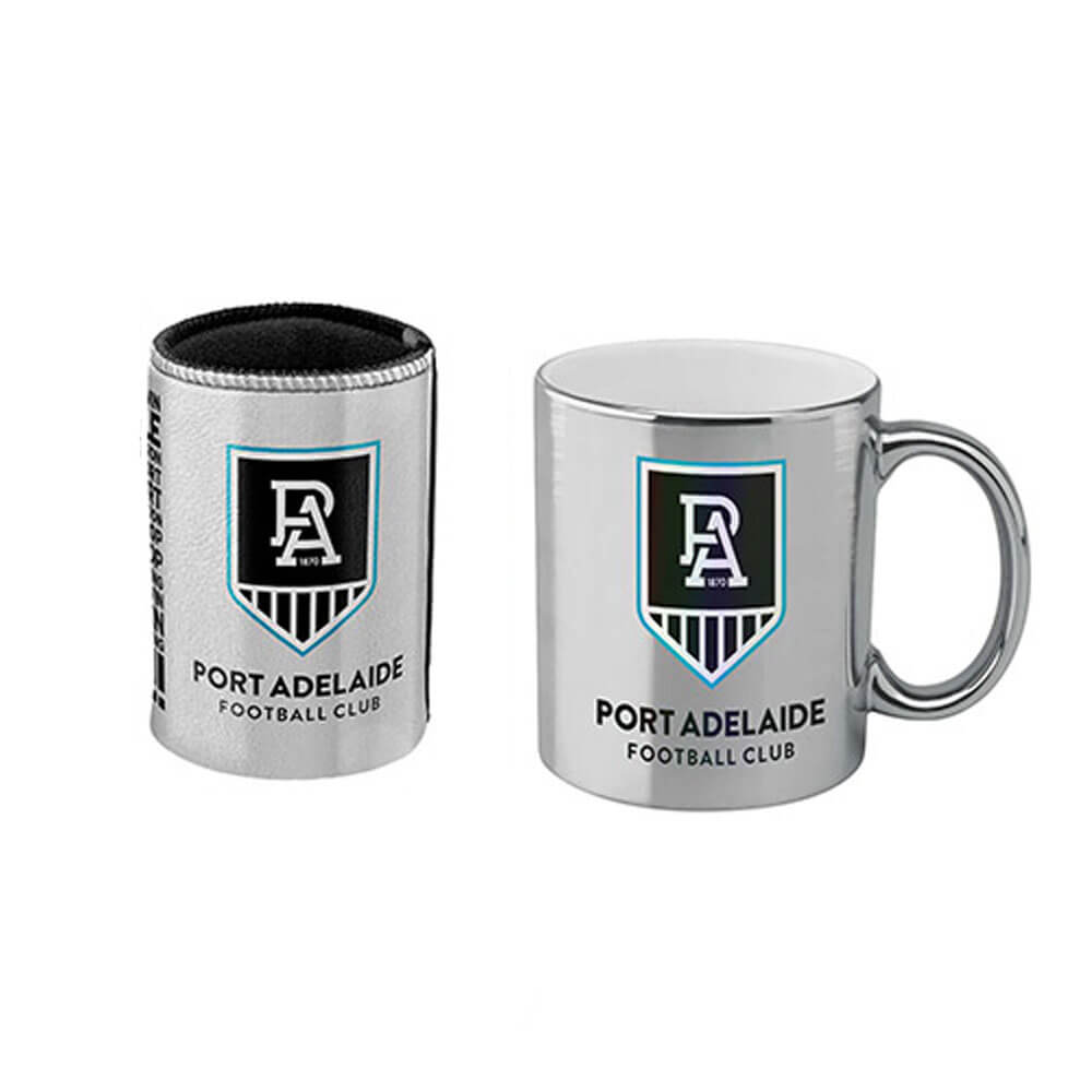 Caneca de café metálica AFL e pacote de refrigerador