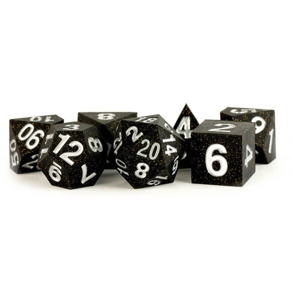 MDG Sharp Edge Silicone Rubber Dice Set