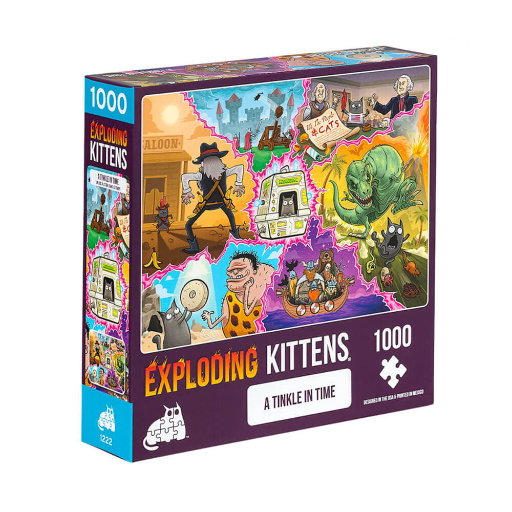 Exploding Kittens Puzzle 1000 stk