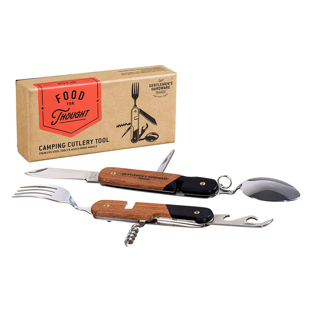 Gentlemen's Hardware Camping Cutlery Tool (Acacia Wood)