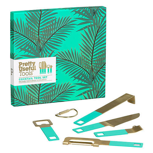 Pretty Useful Tools Cocktail Tool Set (Tropical Topaz)