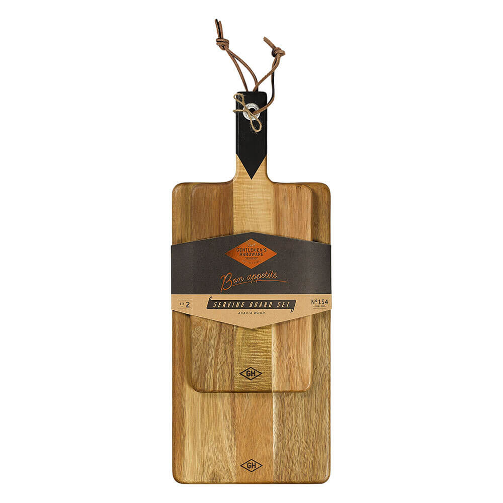 Gentlemen's Hardware Serving Board Set