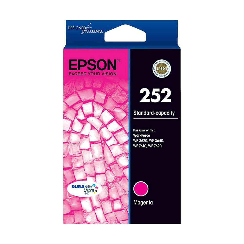 Cartucho de inyección de tinta de capacidad estándar de Epson 252