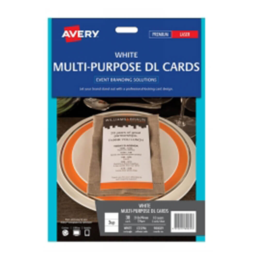 Avery Events & Branding Card MultipUrpose 10pk