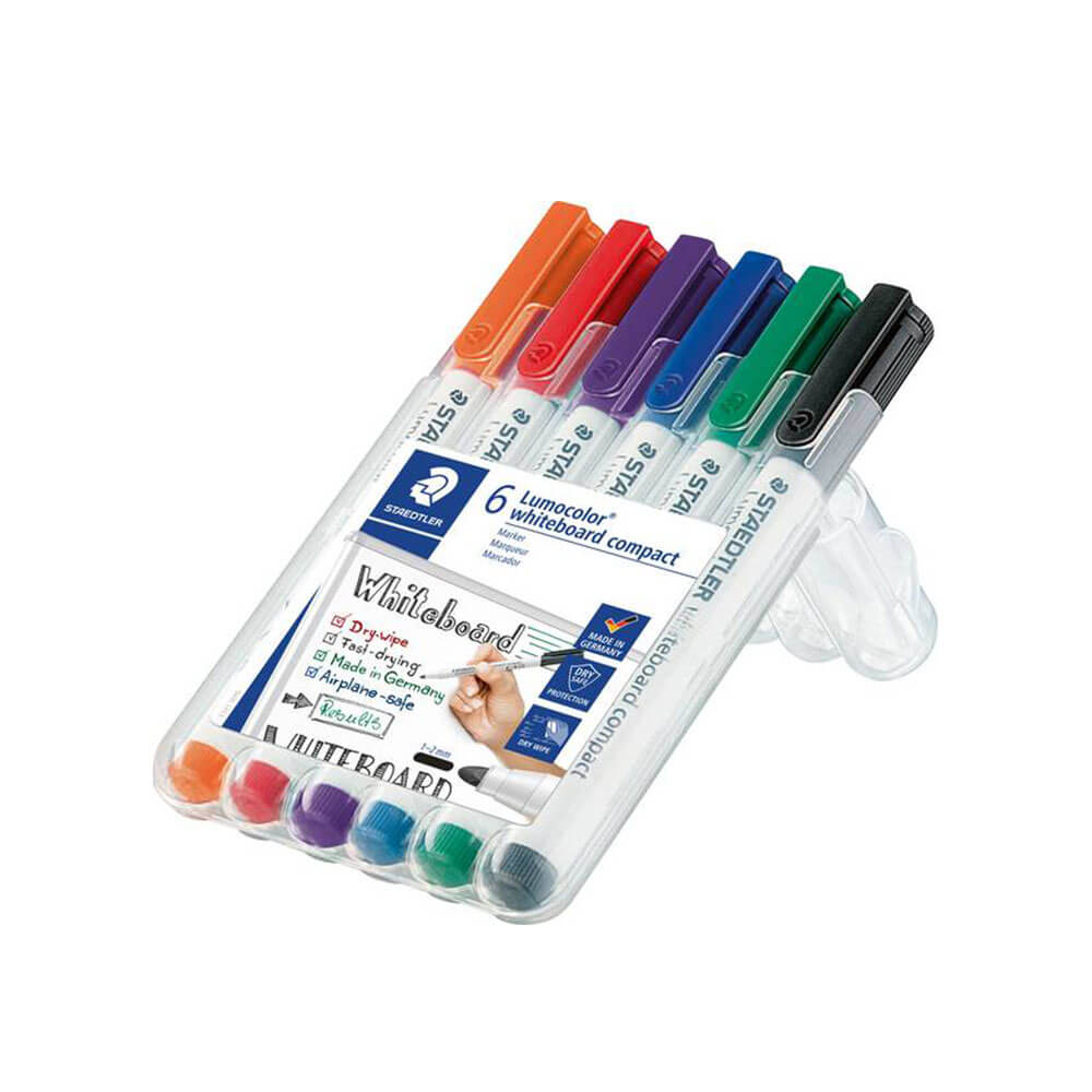 Staedtler whiteboard markør kompakt assorteret