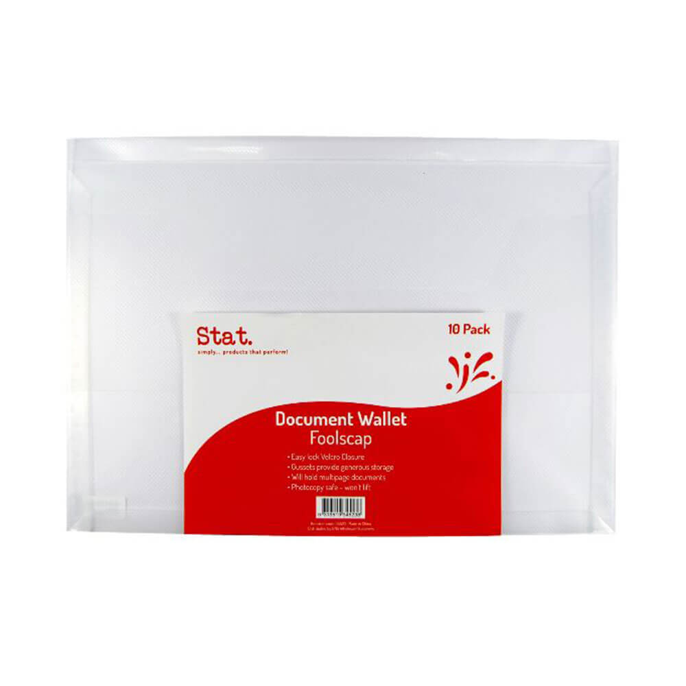 Portafoglio documento stat con gusset follescap 10pk