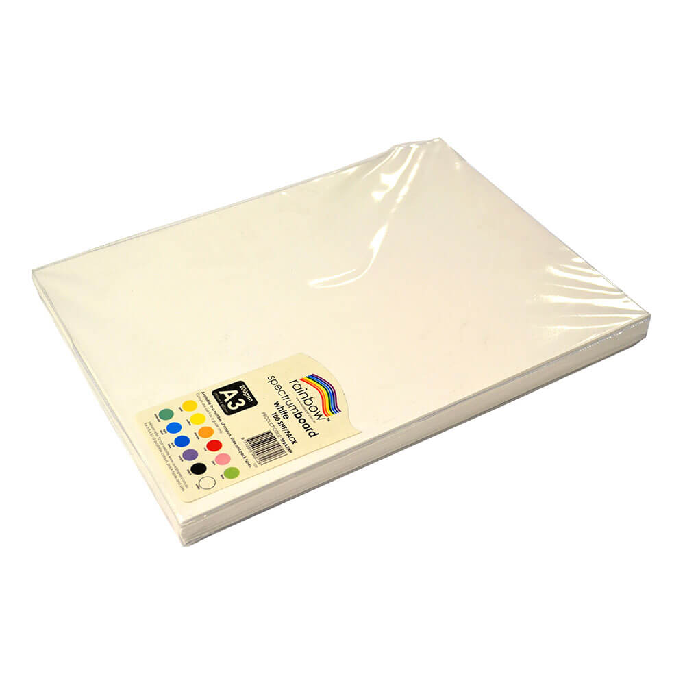 Rainbow Spectrum Cardboard A3 200GSM (100PK)