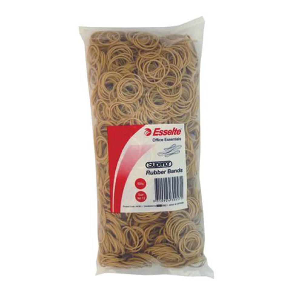 Esselte Rubber Bands 500g taske