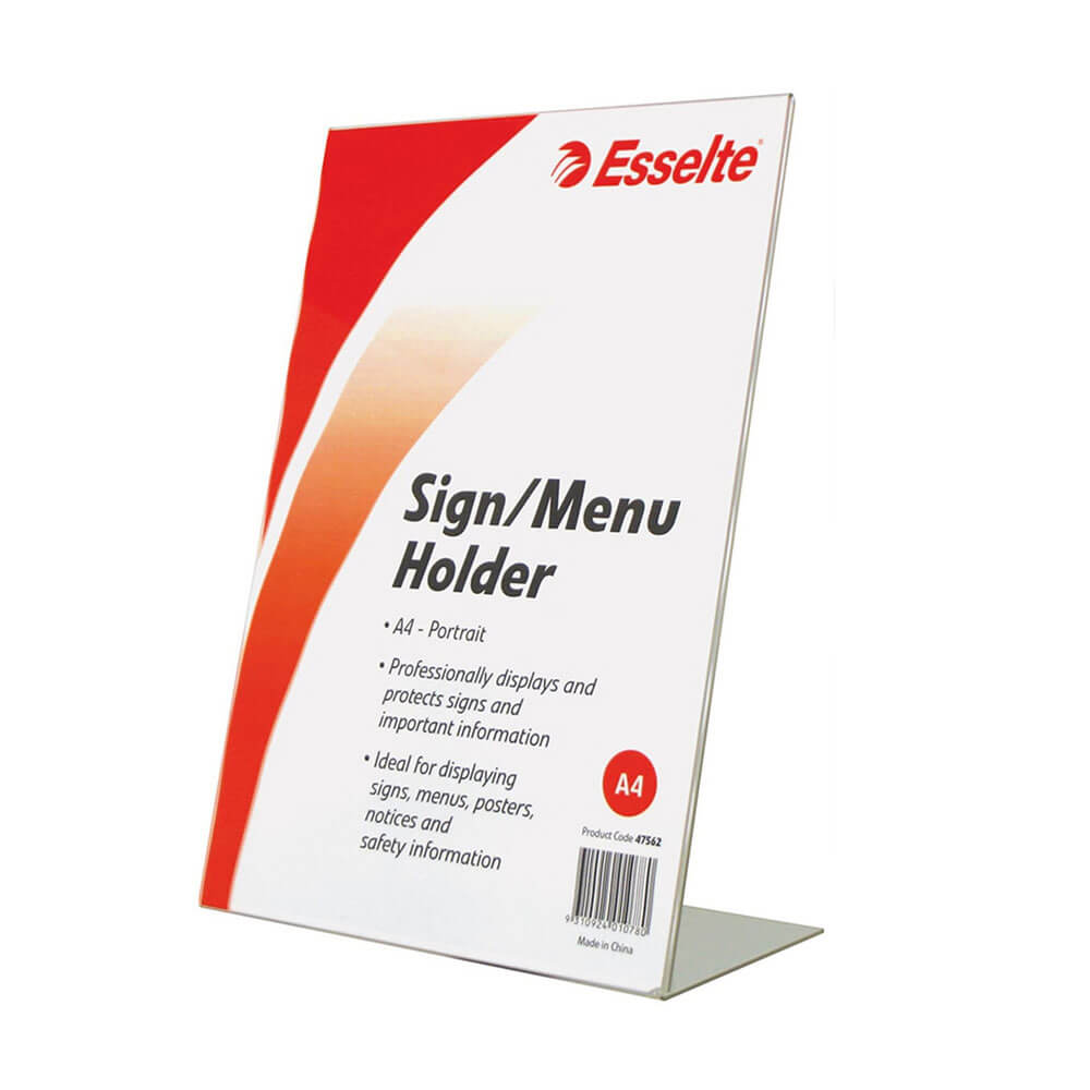 Esselte menu inclinata/titolare del cartello A4