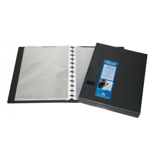 Colby Quick Transfer Display Book Black A4