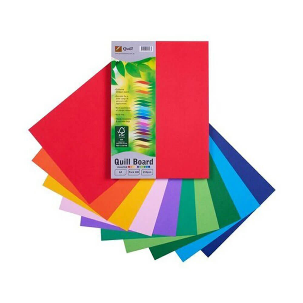 Cardboard A4 (100pk) de Quill A4 (100pk)