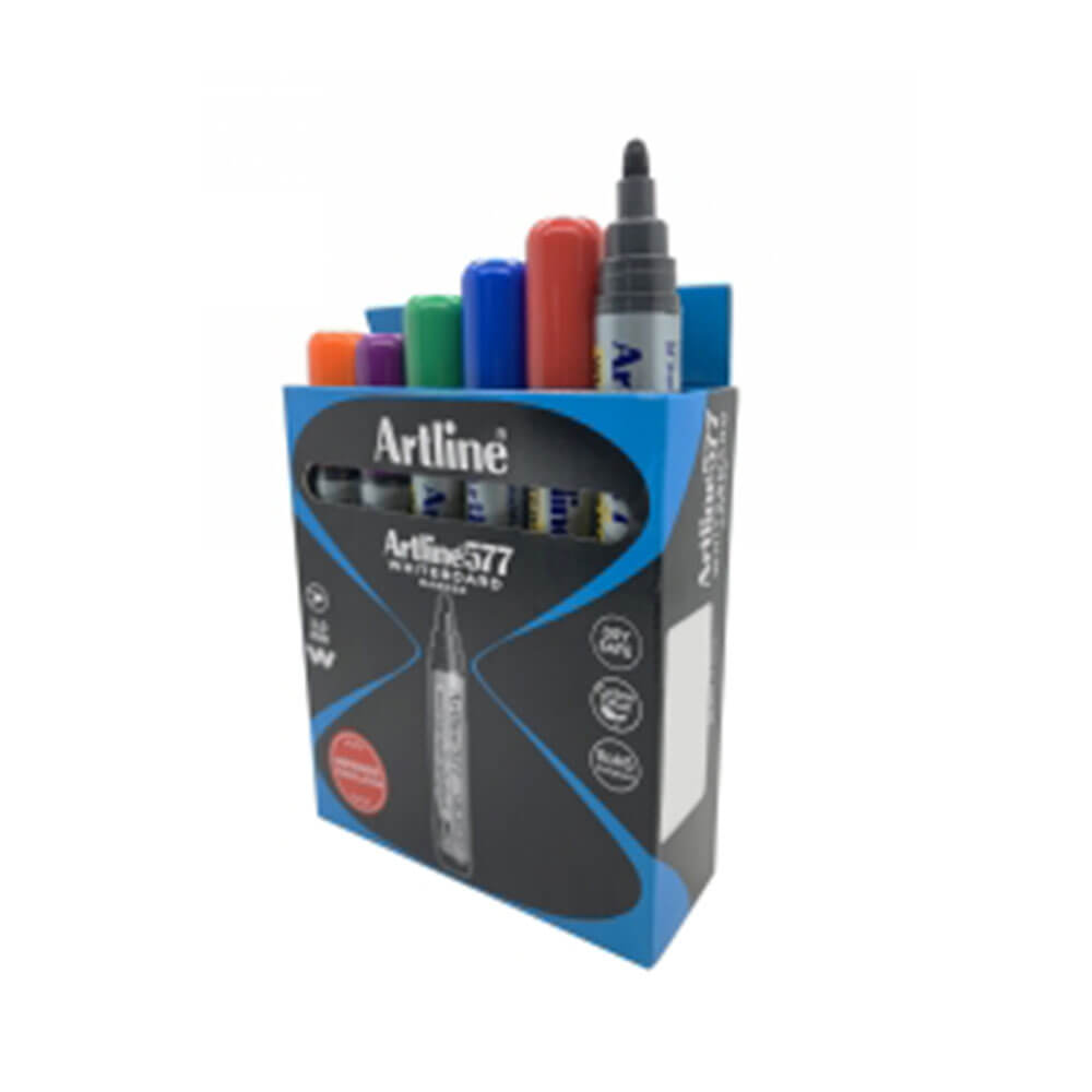 Artline Whiteboard Marker 2 mm Bullet Asorted