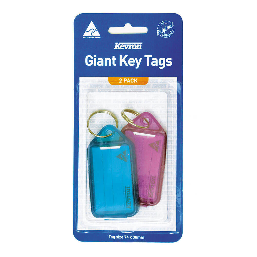 Kevron Key Tags 2pk (Assorted)