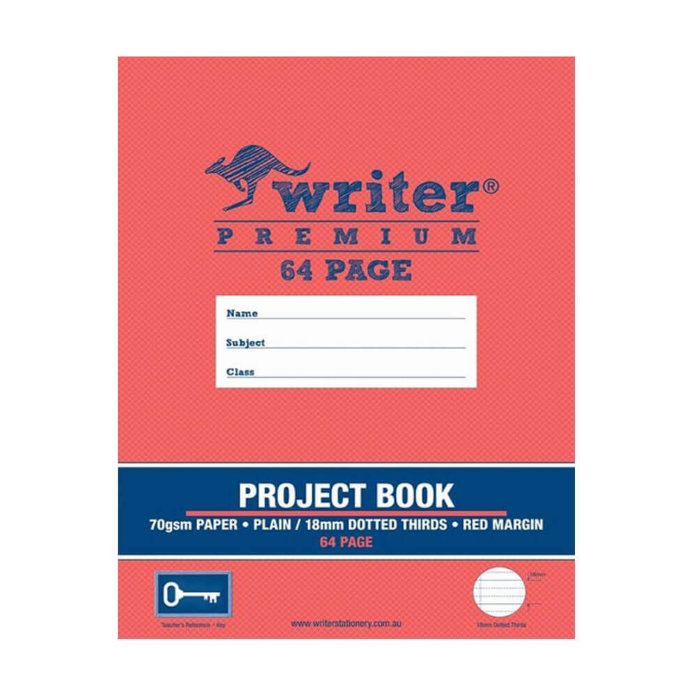 Writer Premium Plain &amp; Dotted Projektbuch (64 Seiten)