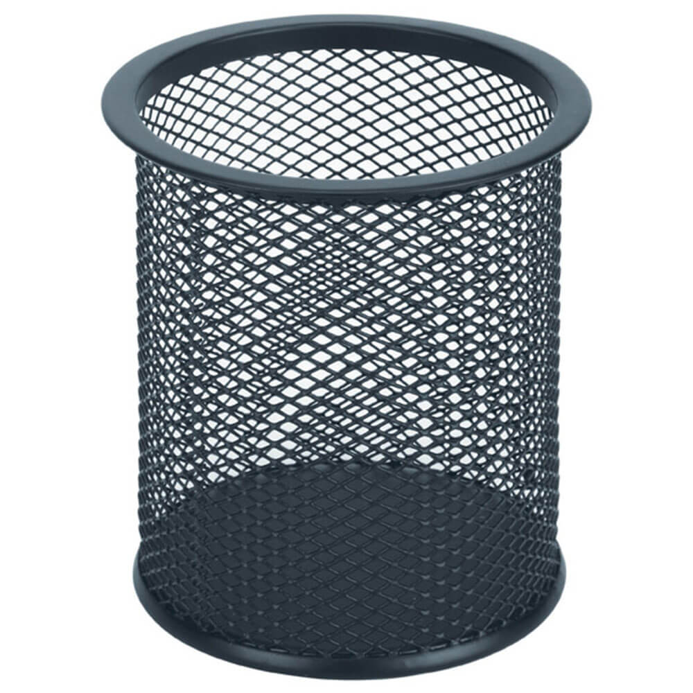 Esselte Mesh Metal Pencil Cup (Black)