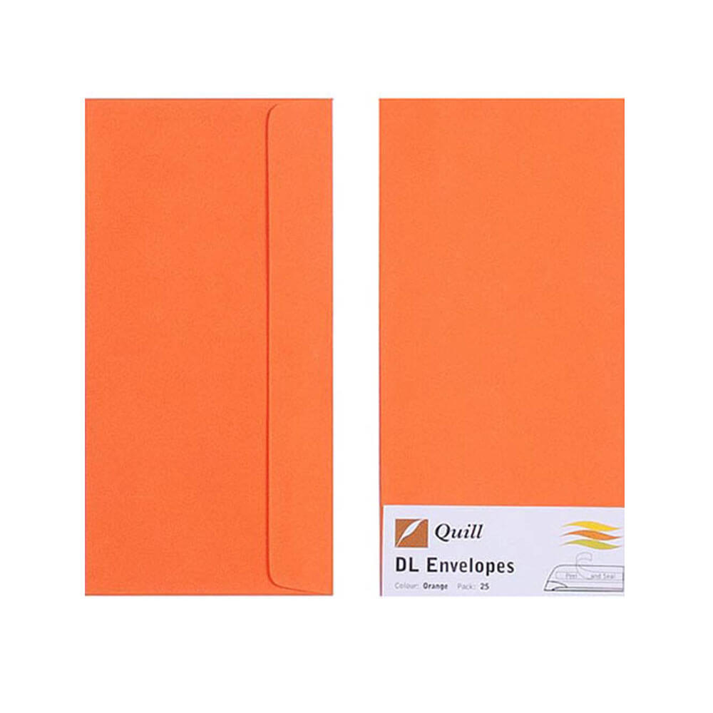 Quill Envelope 25pk 80gsm (DL)