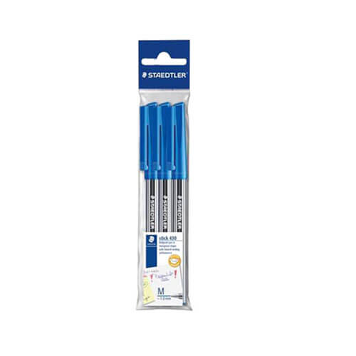 Staedtler Stick Ballpoint Pen 3pk