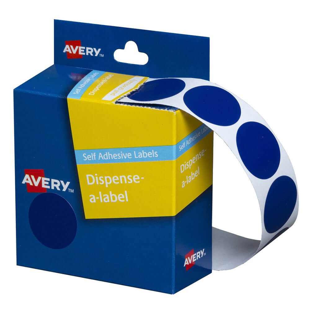 Avery zelfklevende puntlabels 24 mm (500 stks)