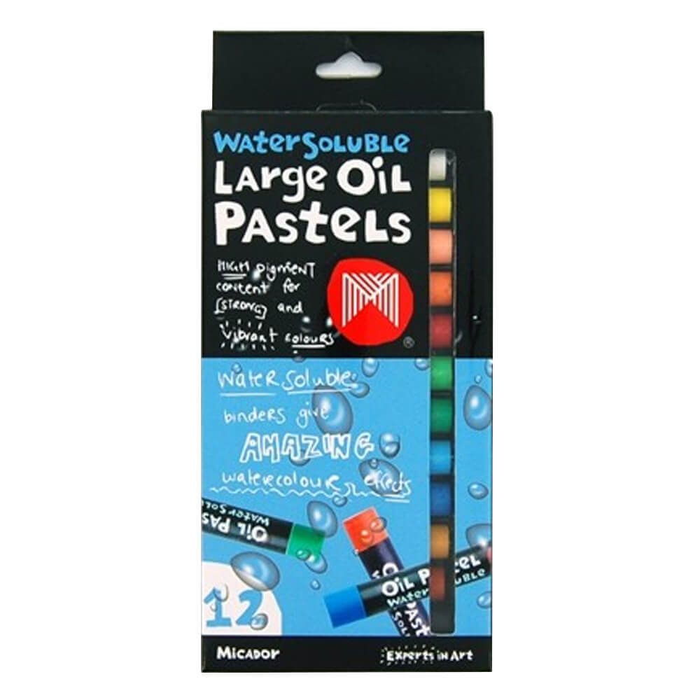 Micador Oil Pastels 12pk surtido (grande)