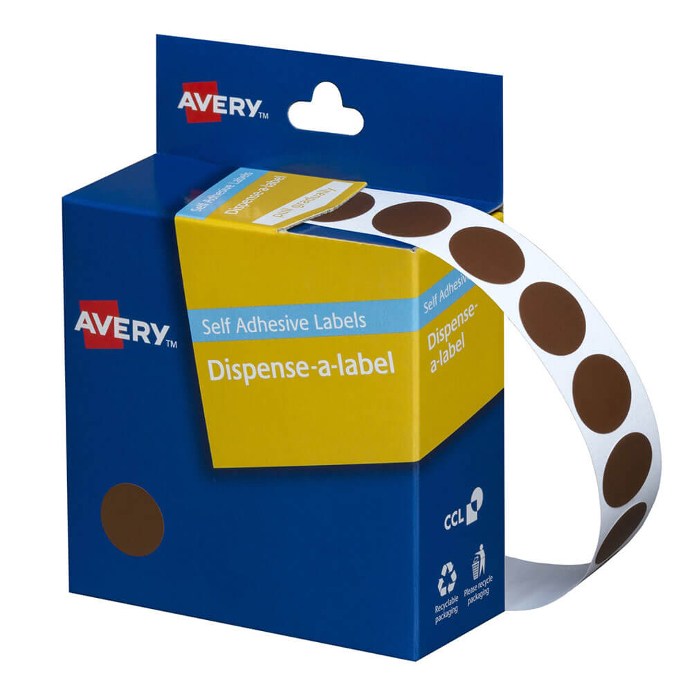 Etichette Avery Autoadesive DOT 14mm (1050pcs)